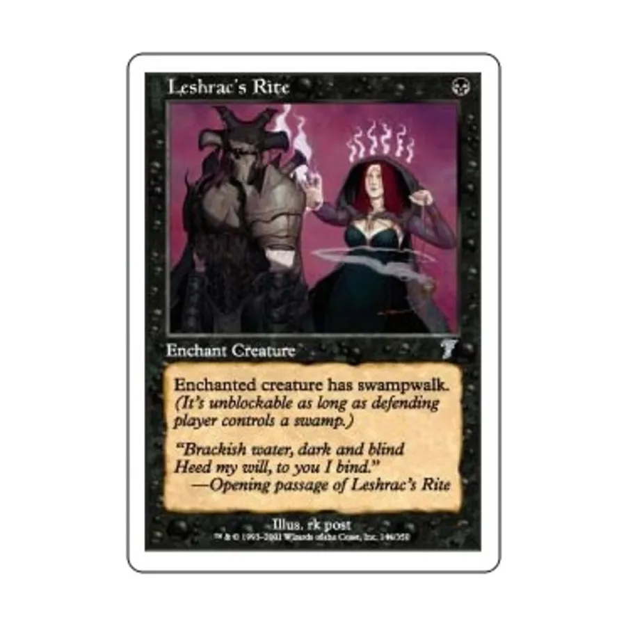 CCG Обряд Лешрака (U), MTG - 7th Edition
CCG Обряд Лешрака (U), MTG - 7th Edition