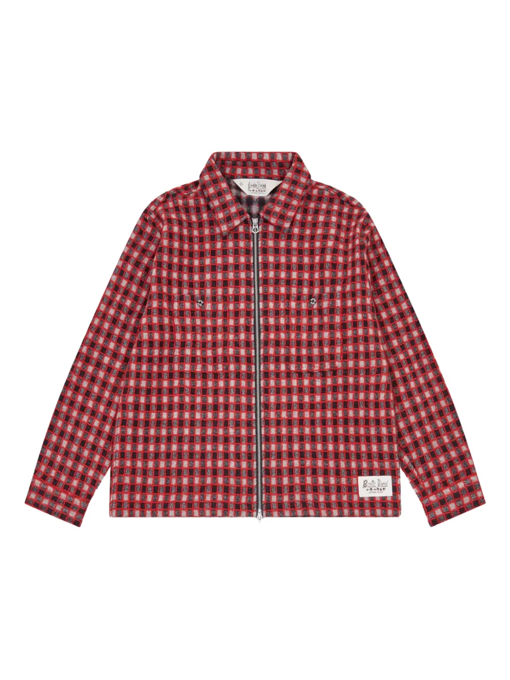 Рубашка на молнии Brain Dead, красный
Рубашка на молнии Brain Dead, красный