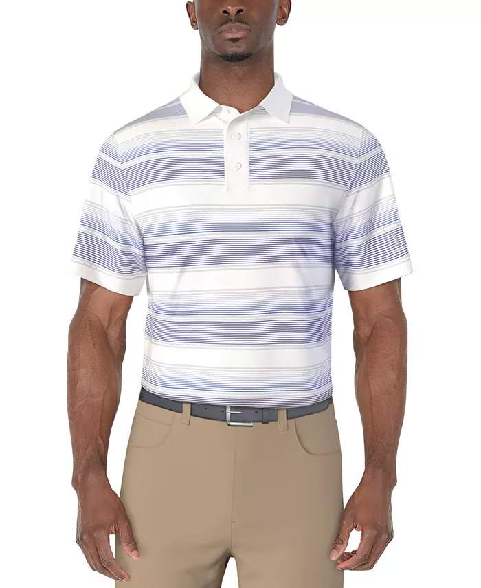 Мужская полосатая короткорукавная поло для гольфа PGA TOUR, белый
Мужская полосатая короткорукавная поло для гольфа PGA TOUR, белый