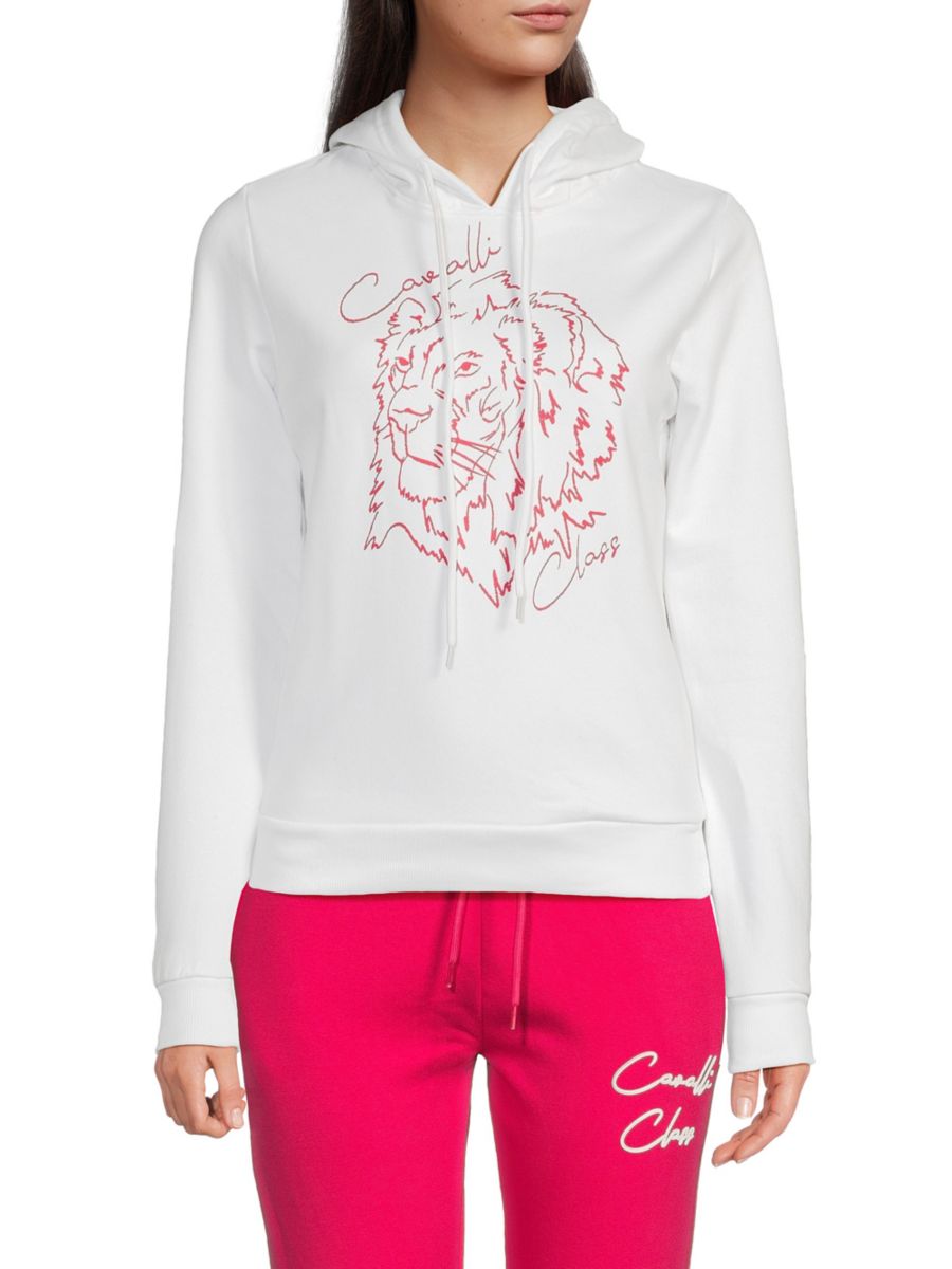 Толстовка с логотипом Cavalli Class by Roberto Cavalli, белый
Толстовка с логотипом Cavalli Class by Roberto Cavalli, белый