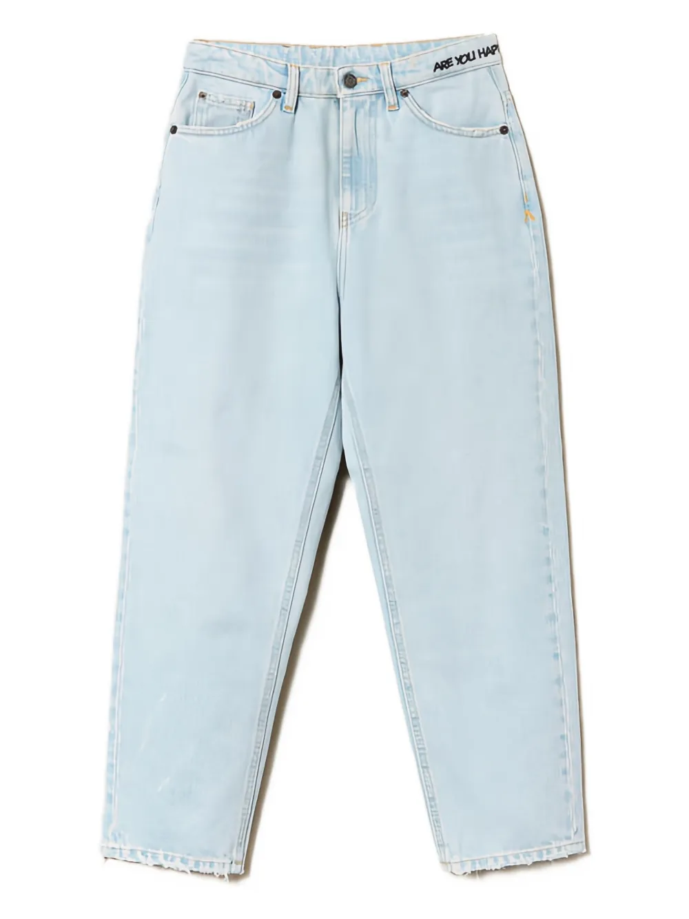 Джинсы с пятью карманами и необработанным краем TWINSET, синий
Джинсы с пятью карманами и необработанным краем TWINSET, синий