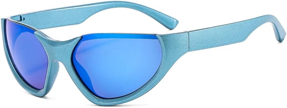 Крутые киберпанк солнцезащитные очки для женщин и активного отдыха, футуристические мужские очки для велоспорта и спорта с защитой от УФ-излучения UV400 TVTBBVV, Blue Blue
Крутые киберпанк солнцезащитные очки для женщин и активного отдыха, футуристические мужские очки для велоспорта и спорта с защитой от УФ-излучения UV400 TVTBBVV, Blue Blue