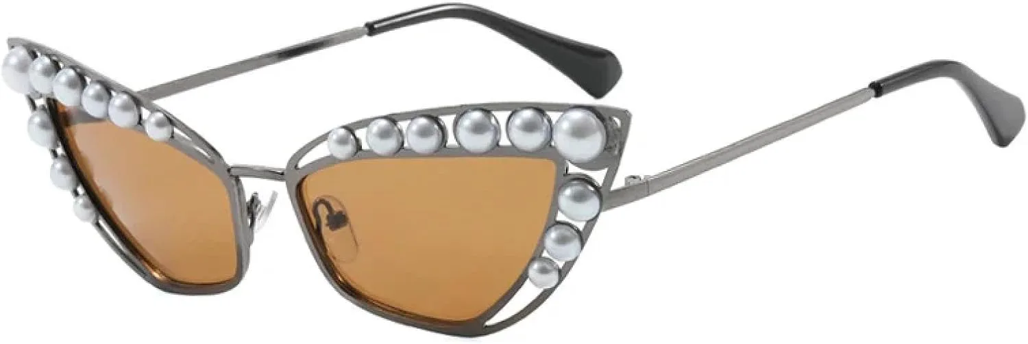 Роскошные модные солнцезащитные очки «кошачий глаз» в жемчужной металлической оправе для женщин. Модные женские солнцезащитные очки TKKTLLT, Gungray-brown
Роскошные модные солнцезащитные очки «кошачий глаз» в жемчужной металлической оправе для женщин. Модные женские солнцезащитные очки TKKTLLT, Gungray-brown