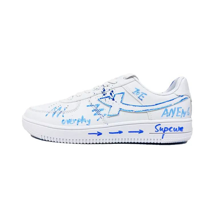 XTEP Легкие дышащие низкие кроссовки Air Force One для скейтбординга, увеличивающие рост, мужские, белые, синие
XTEP Легкие дышащие низкие кроссовки Air Force One для скейтбординга, увеличивающие рост, мужские, белые, синие