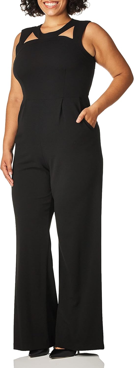 Женский комбинезон без рукавов с вырезами от Calvin Klein, Black
Женский комбинезон без рукавов с вырезами от Calvin Klein, Black