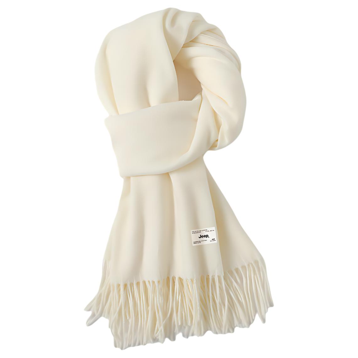 Jeep Акриловый вязаный шарф унисекс, Milk White
Jeep Акриловый вязаный шарф унисекс, Milk White
