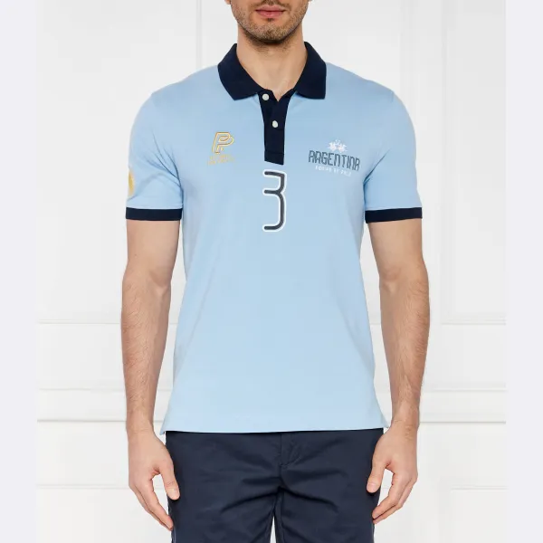 Рубашка-Поло стандартного кроя La Martina, синий 
Рубашка-Поло стандартного кроя La Martina, синий