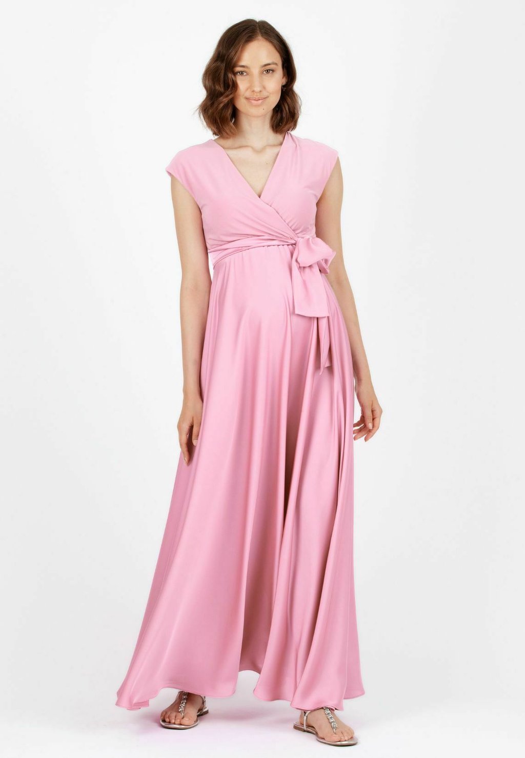Платье макси Attesa Maternity, розовый 
Платье макси Attesa Maternity, розовый