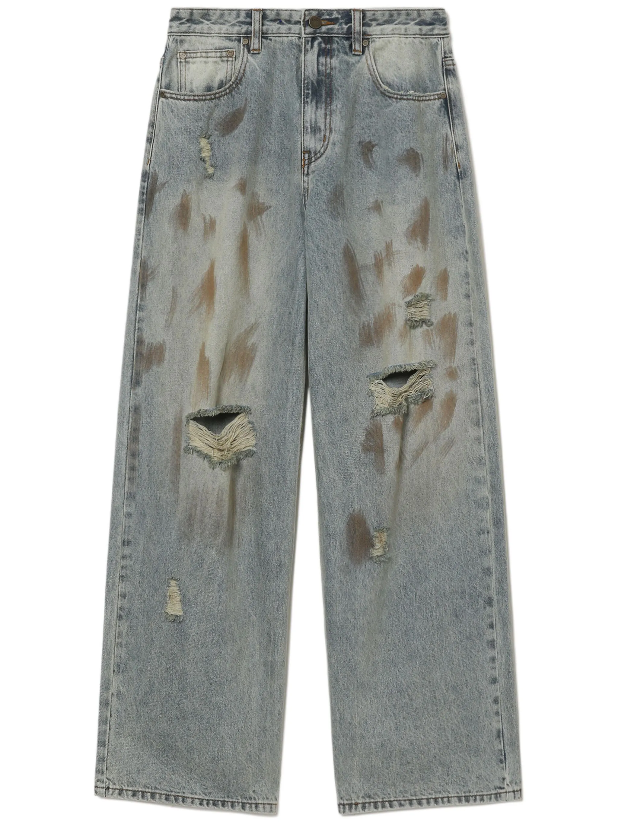 Джинсы с прорезями Tout A Coup, синий
Джинсы с прорезями Tout A Coup, синий