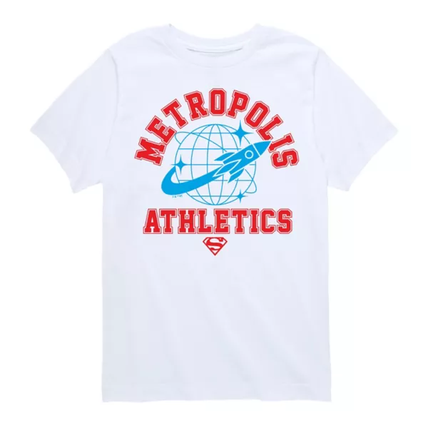 Футболка для мальчиков 8-20 лет с принтом DC Comics Супермен в Метрополисе Licensed Character, белый
Футболка для мальчиков 8-20 лет с принтом DC Comics Супермен в Метрополисе Licensed Character, белый