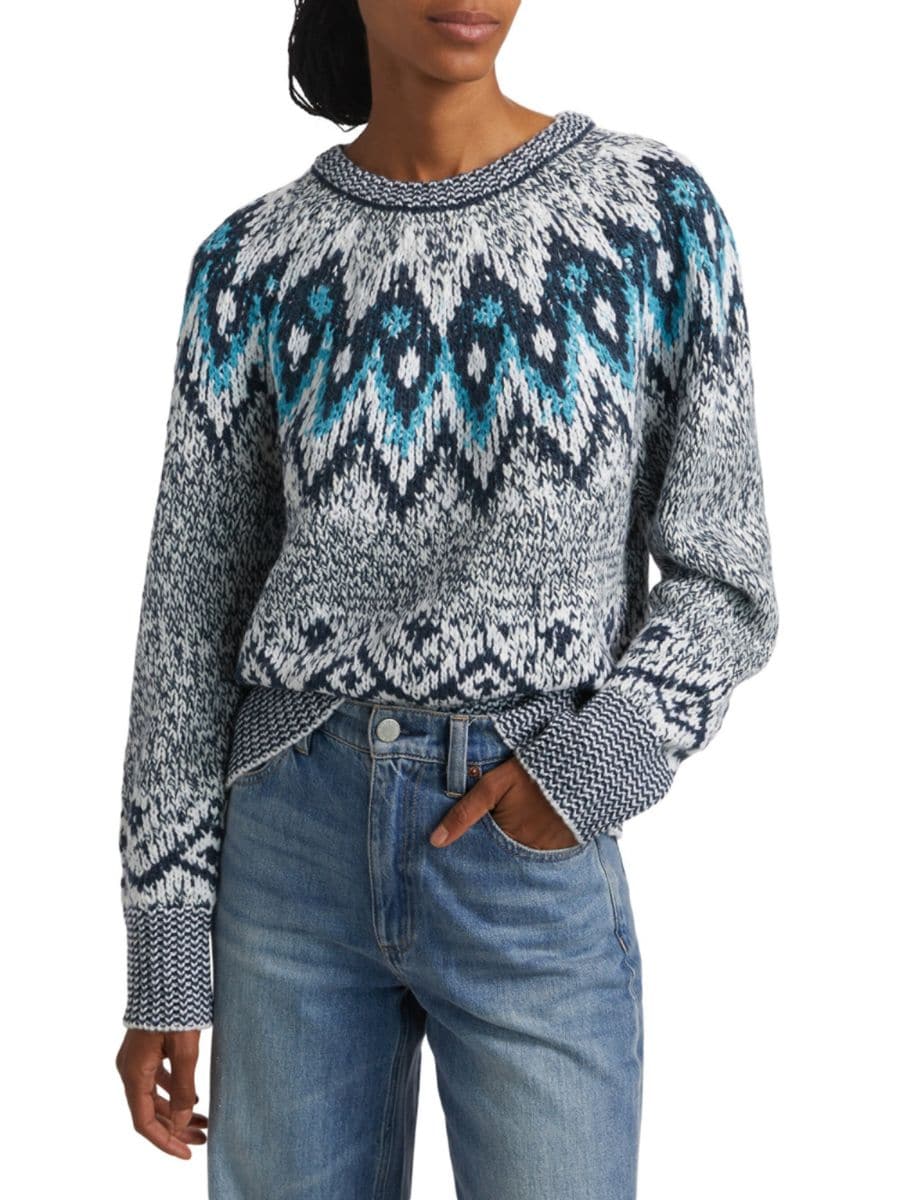 Свитер с узором фэр-айл Stellae Dux, синий мульти
Свитер с узором фэр-айл Stellae Dux, синий мульти