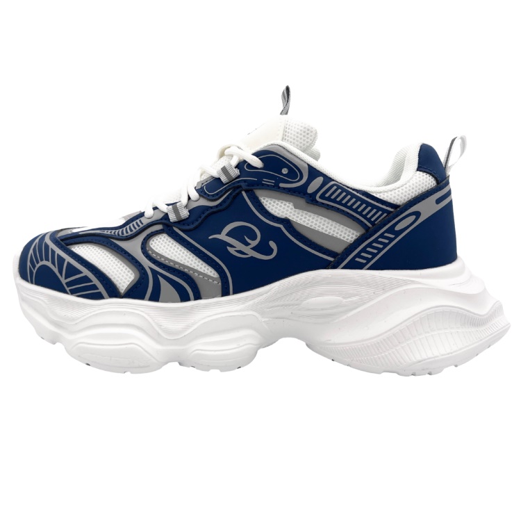 QIANJIN Низкие массивные кроссовки мужские, темно-синие
QIANJIN Низкие массивные кроссовки мужские, темно-синие