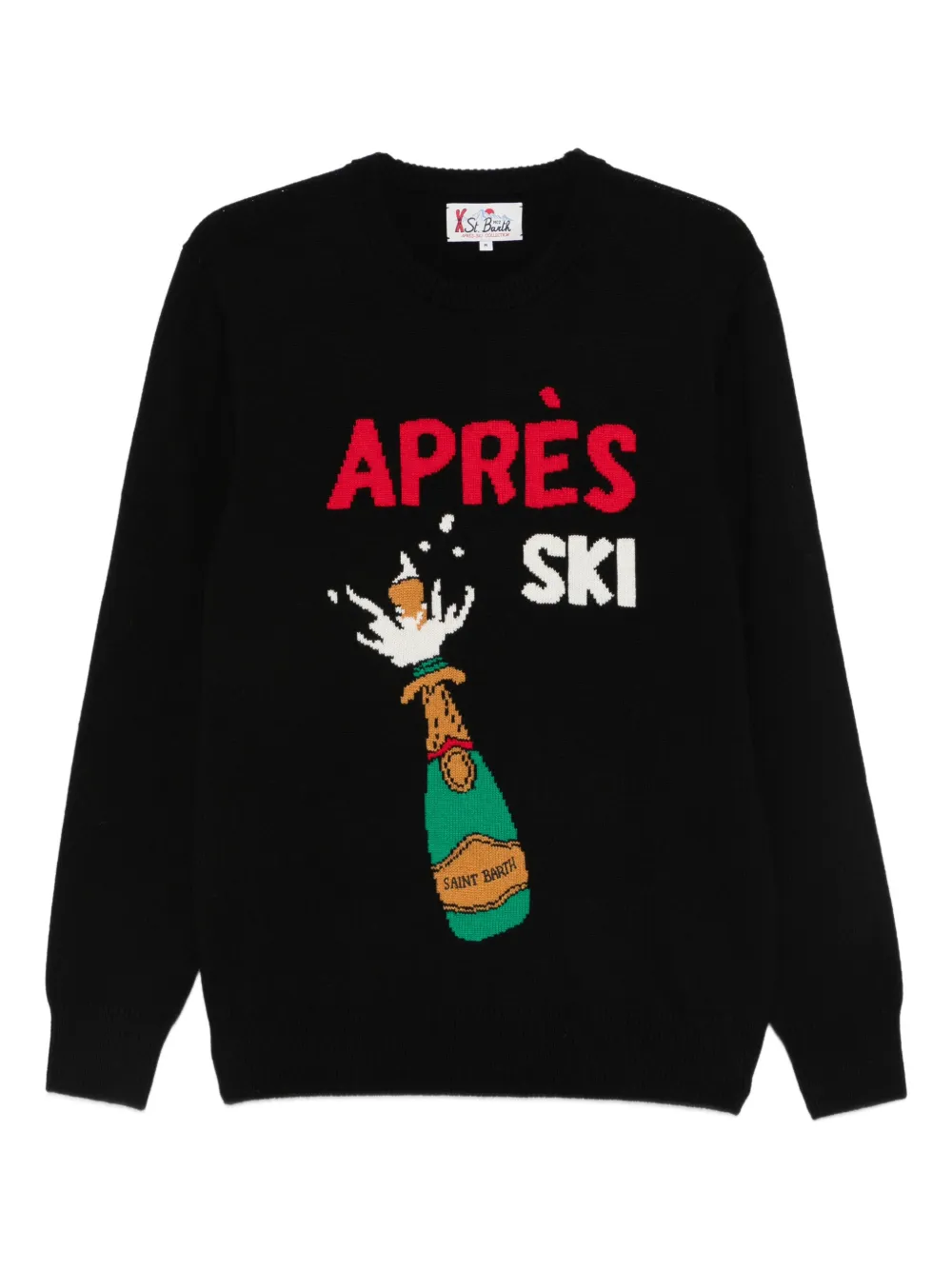 Свитер с интарсией с изображением цапли Mc2 Saint Barth, черный
Свитер с интарсией с изображением цапли Mc2 Saint Barth, черный