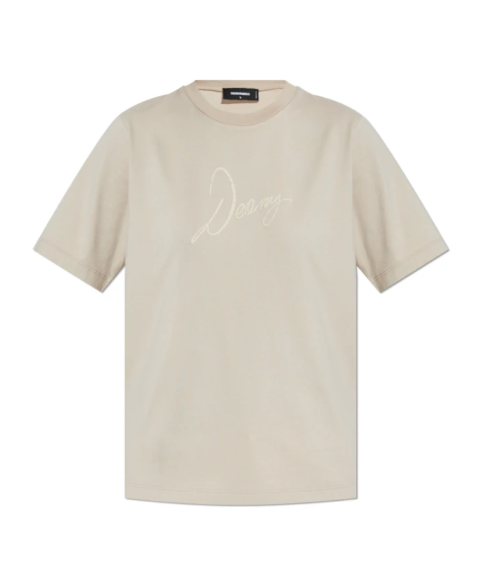 Футболка с логотипом Dsquared2, бежевый
Футболка с логотипом Dsquared2, бежевый