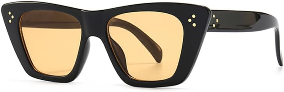 Солнцезащитные очки LVTFCO Retro Cat Eye для женщин, модные, ярких цветов, мужские солнцезащитные очки синего и розового цвета с защитой от УФ-излучения UV400, Black Yellow
Солнцезащитные очки LVTFCO Retro Cat Eye для женщин, модные, ярких цветов, мужские солнцезащитные очки синего и розового цвета с защитой от УФ-излучения UV400, Black Yellow