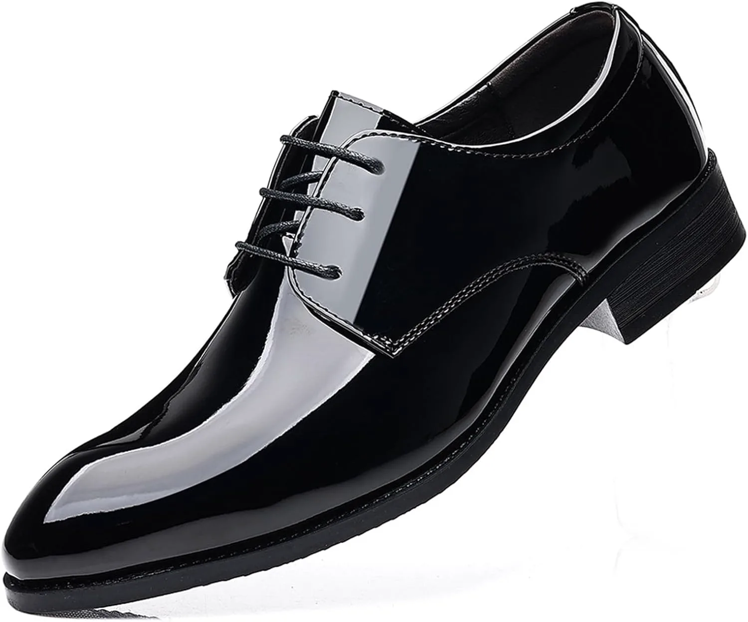 Классические мужские оксфорды с шнуровкой, формальные деловые дерби, черные туфли из лакированной кожи KYOESCAI, черный
Классические мужские оксфорды с шнуровкой, формальные деловые дерби, черные туфли из лакированной кожи KYOESCAI, черный