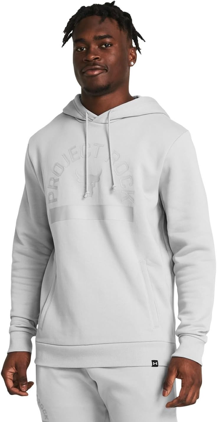 Мужская флисовая толстовка Under Armour 1385935 UA Project Rock Rival, для тренировок
Мужская флисовая толстовка Under Armour 1385935 UA Project Rock Rival, для тренировок