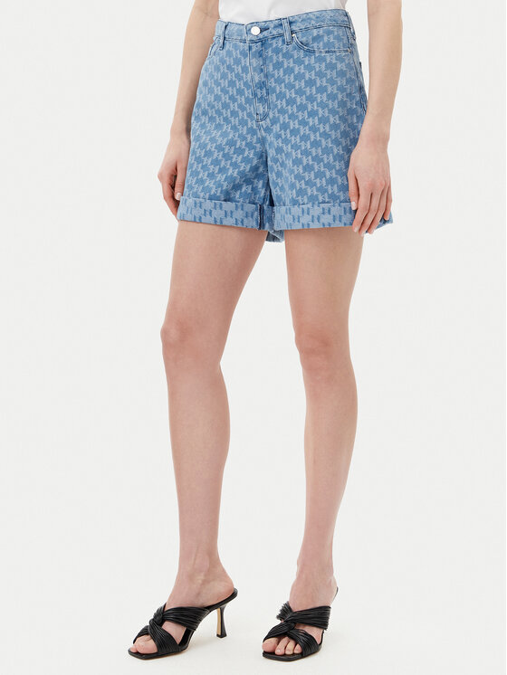 Джинсовые шорты обычного кроя A2W10111 Karl Lagerfeld, синий 
Джинсовые шорты обычного кроя A2W10111 Karl Lagerfeld, синий