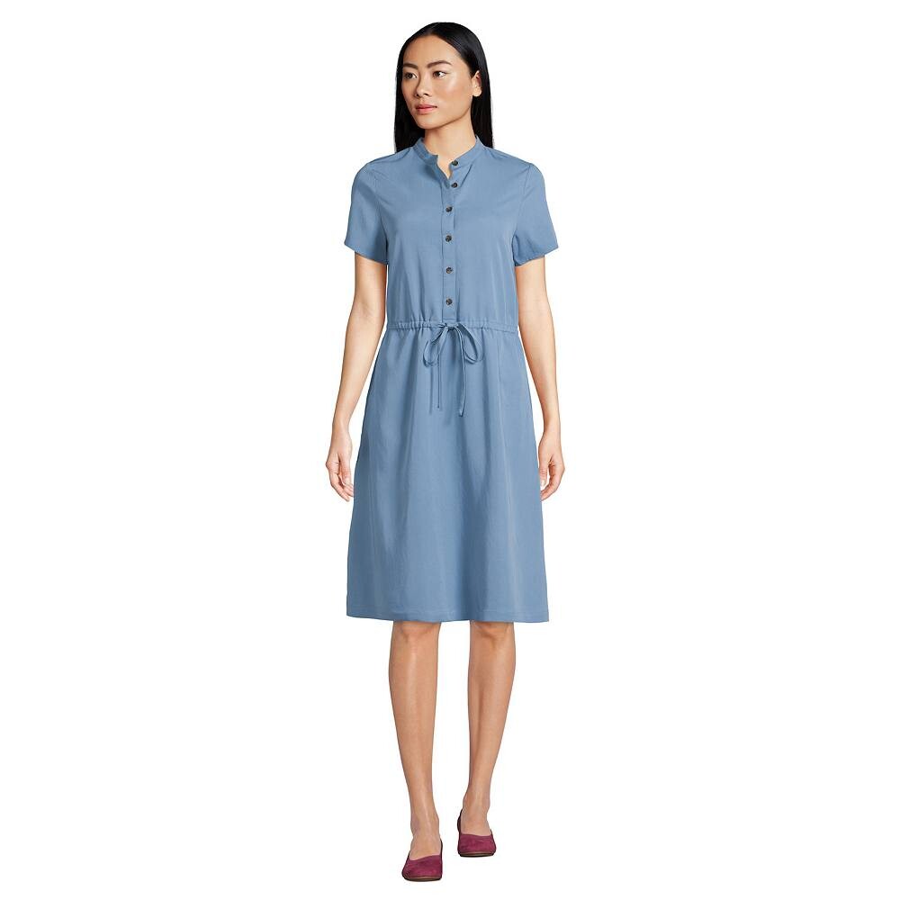 Женское платье-рубашка на пуговицах спереди Lands End Lands' End, цвет Muted Blue
Женское платье-рубашка на пуговицах спереди Lands End Lands' End, цвет Muted Blue