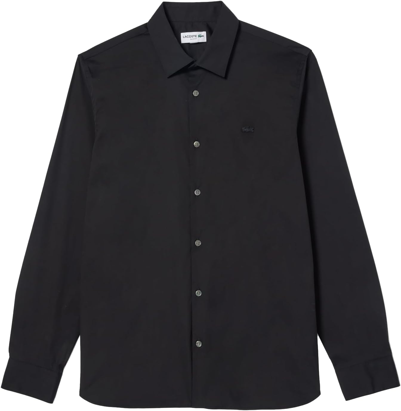 Lacoste мужская рубашка Slim Fit с французским воротником и эластичной тканью, Black
Lacoste мужская рубашка Slim Fit с французским воротником и эластичной тканью, Black