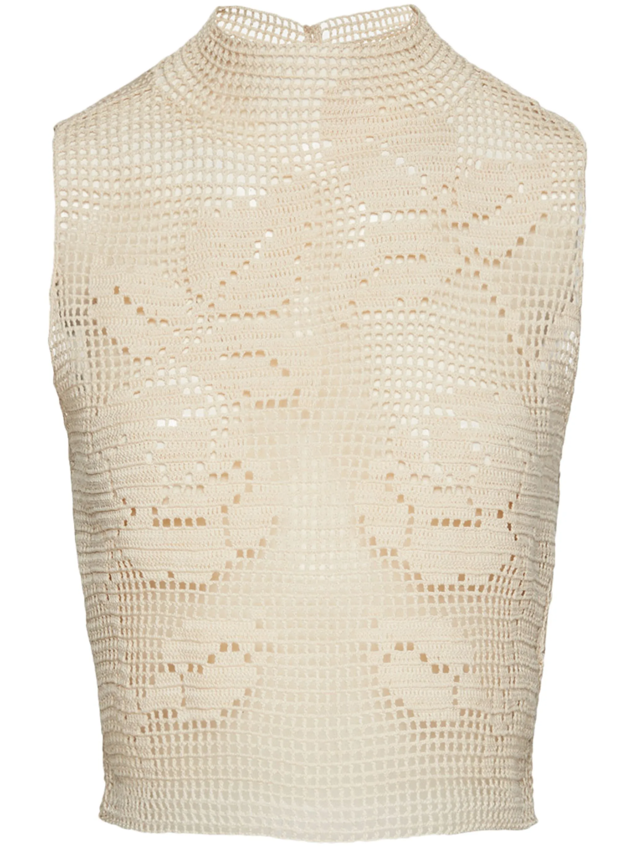 Кружевной топ в технике кроше Magda Butrym, бежевый
Кружевной топ в технике кроше Magda Butrym, бежевый