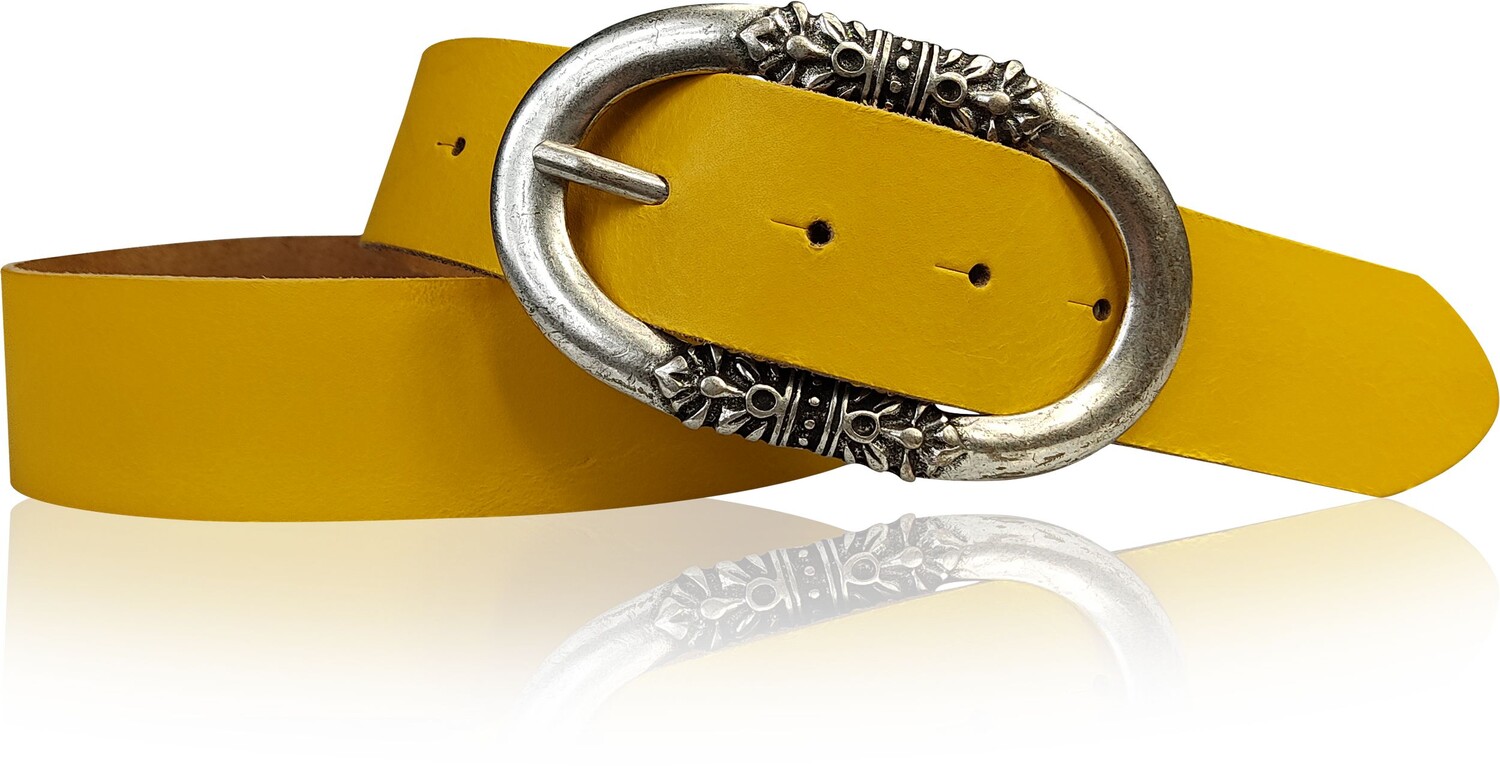 Кожаный ремень FRONHOFER, цвет Curry 
Кожаный ремень FRONHOFER, цвет Curry