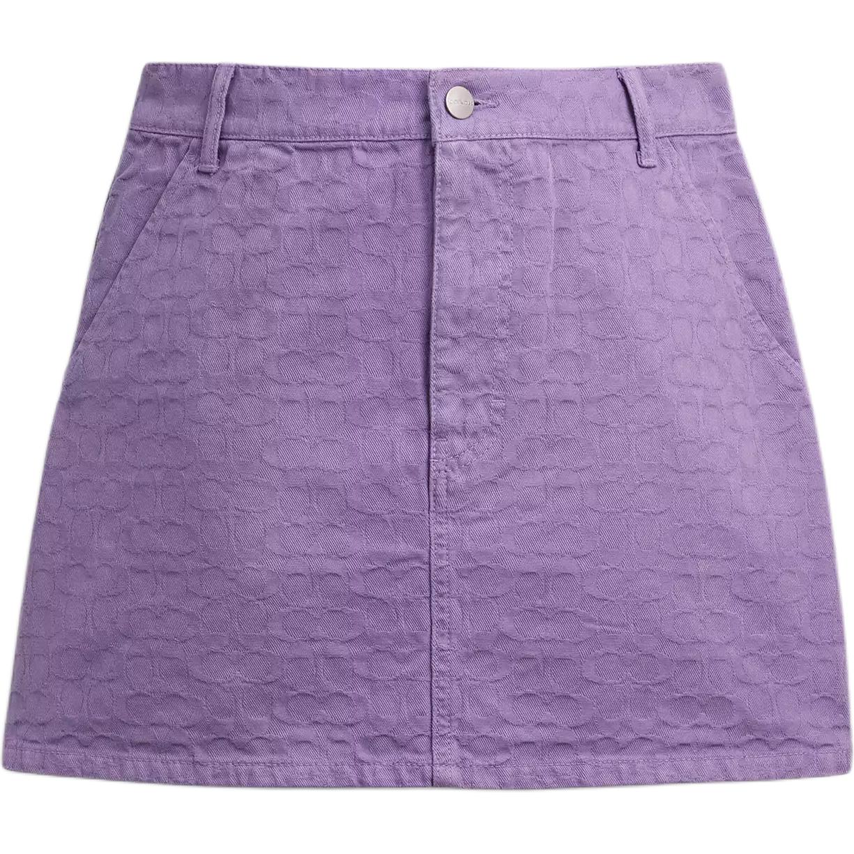 Джинсовая короткая юбка SS25 для женщин COACH, фиолетовый
Джинсовая короткая юбка SS25 для женщин COACH, фиолетовый