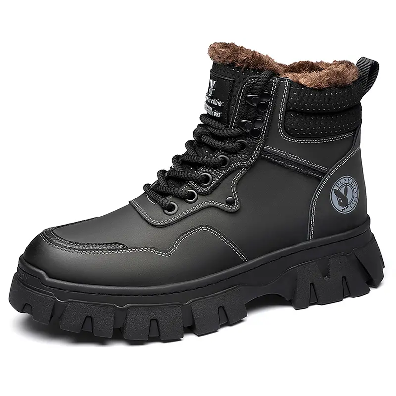 Playboy Короткие мартинсы мужские черно-серые с флисовой подкладкой, цвет Black Gray (Fleece-Lined)
Playboy Короткие мартинсы мужские черно-серые с флисовой подкладкой, цвет Black Gray (Fleece-Lined)