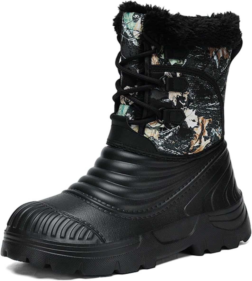 Мужские зимние камуфляжные снегоступы Khwfjas, водонепроницаемые, с утеплителем из флиса, с противоскользящей толстой подошвой, средние сапоги до икры для холодной погоды, походов на улице и повседневного ношения, коричневый
Мужские зимние камуфляжные снегоступы Khwfjas, водонепроницаемые, с утеплителем из флиса, с противоскользящей толстой подошвой, средние сапоги до икры для холодной погоды, походов на улице и повседневного ношения, коричневый