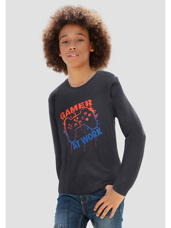 Kidsworld Футболка с длинными рукавами антрацитового цвета
Kidsworld Футболка с длинными рукавами антрацитового цвета