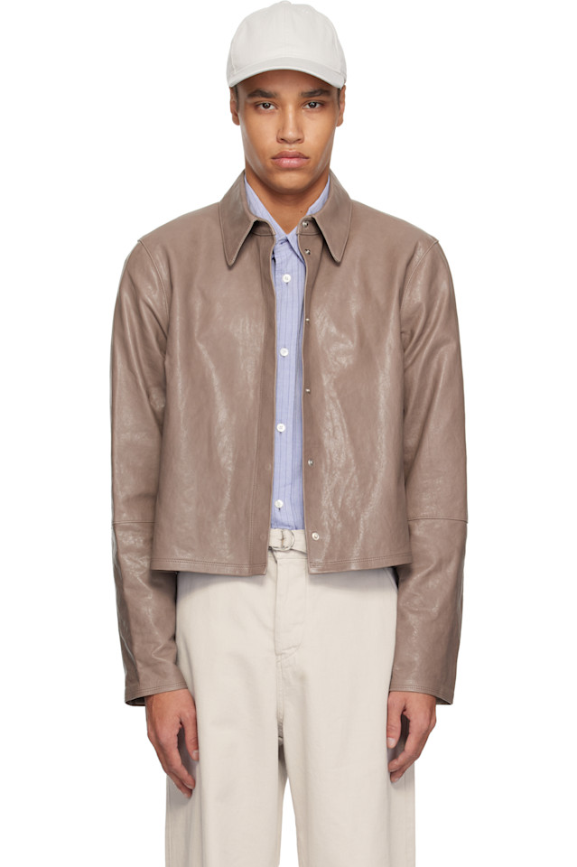 Кожаная рубашка Auto Our Legacy, серый
Кожаная рубашка Auto Our Legacy, серый