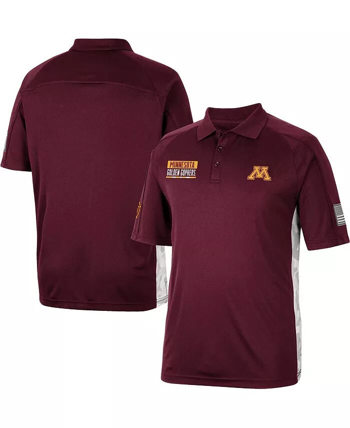 Мужская темно-бордовая рубашка-поло Minnesota Golden Gophers OHT в стиле милитари с камуфляжным принтом Colosseum
Мужская темно-бордовая рубашка-поло Minnesota Golden Gophers OHT в стиле милитари с камуфляжным принтом Colosseum