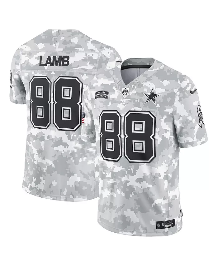 Мужская лимитированная футболка Dallas Cowboys 2024 Salute to Service с арктическим камуфляжем CeeDee Lamb Nike
Мужская лимитированная футболка Dallas Cowboys 2024 Salute to Service с арктическим камуфляжем CeeDee Lamb Nike
