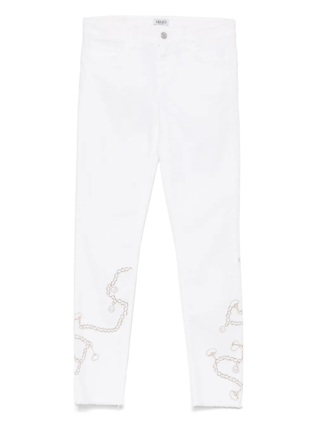 Джинсы со стразами LIU JO, белый
Джинсы со стразами LIU JO, белый