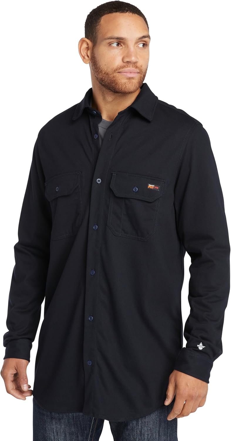 Timberland PRO Fr Cotton Core огнестойкая рубашка на пуговицах, Navy
Timberland PRO Fr Cotton Core огнестойкая рубашка на пуговицах, Navy