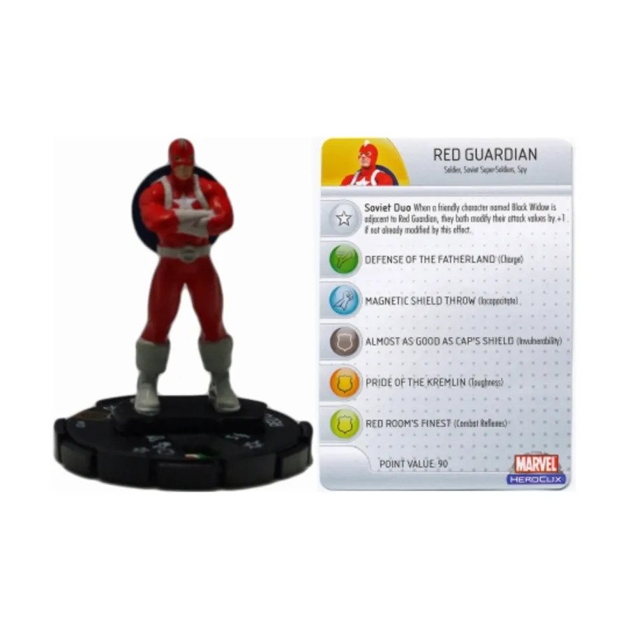 Красный Страж (Ограниченное издание) (LE), Marvel HeroClix - Captain America - Singles
Красный Страж (Ограниченное издание) (LE), Marvel HeroClix - Captain America - Singles