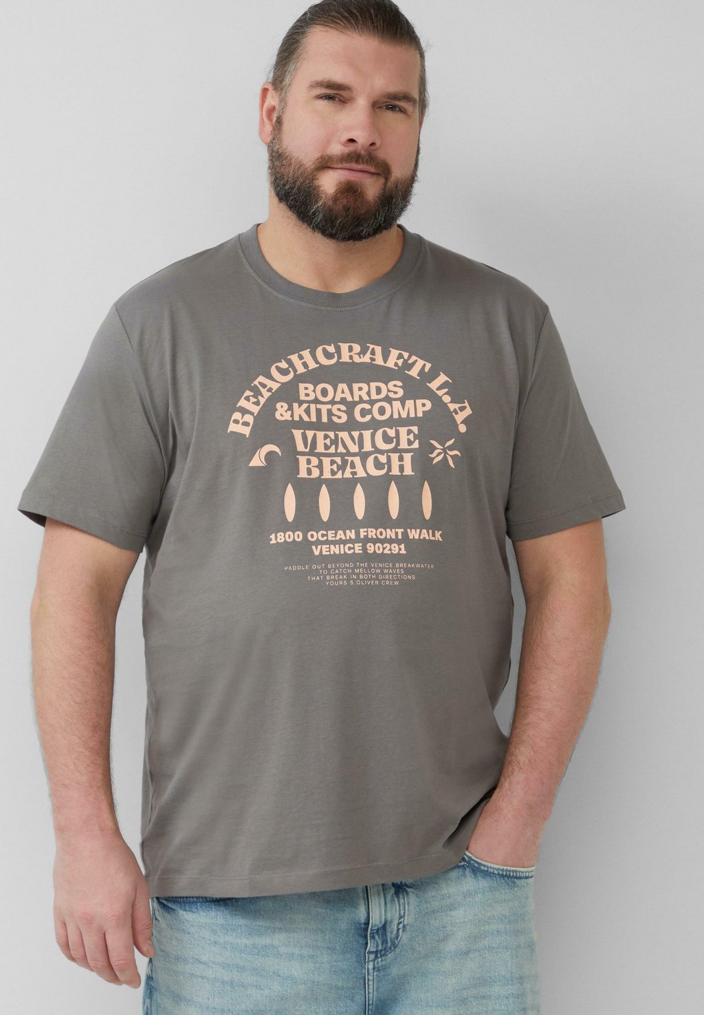 Футболка с принтом s.Oliver, серый
Футболка с принтом s.Oliver, серый