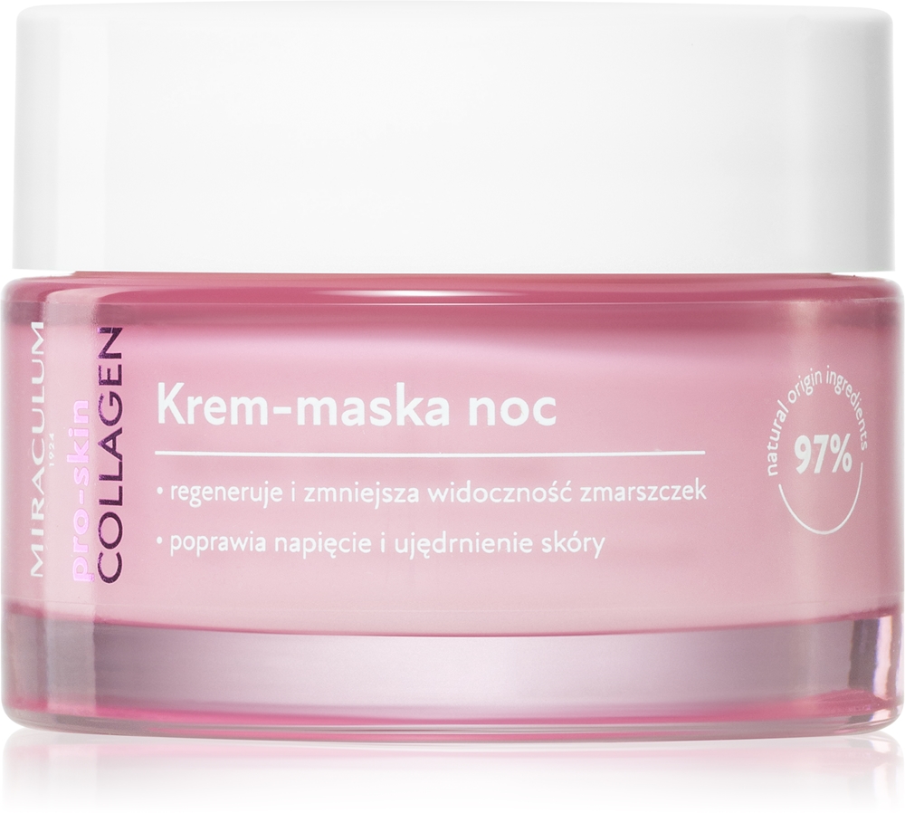 Ночной крем-маска Collagen pro-skin против морщин Miraculum, 50 мл
Ночной крем-маска Collagen pro-skin против морщин Miraculum, 50 мл