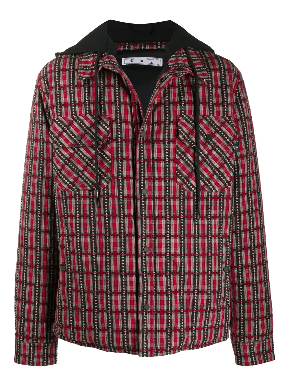Клетчатая куртка с капюшоном OFF-WHITE, красный
Клетчатая куртка с капюшоном OFF-WHITE, красный