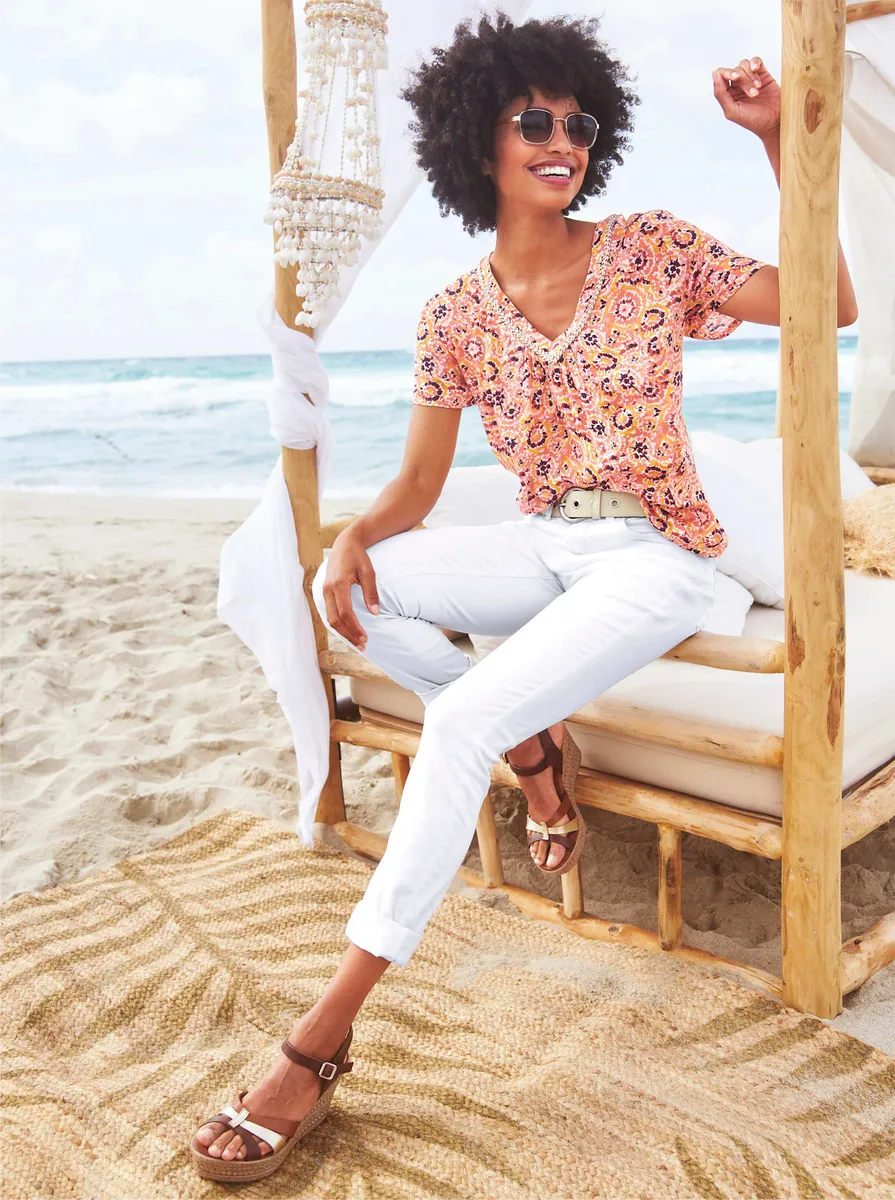 Heine блузка-комбинация, цвет Papaya-Marine-Bedruckt
Heine блузка-комбинация, цвет Papaya-Marine-Bedruckt