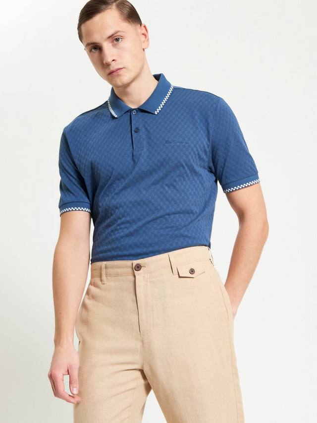 Пике поло с текстурой в клетку Ben Sherman, Indigo
Пике поло с текстурой в клетку Ben Sherman, Indigo