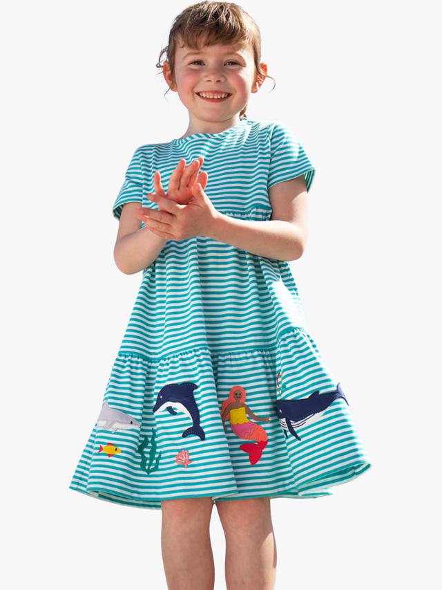 Детское платье Pixy Stripe с аппликацией и ярусами Frugi, Blue
Детское платье Pixy Stripe с аппликацией и ярусами Frugi, Blue