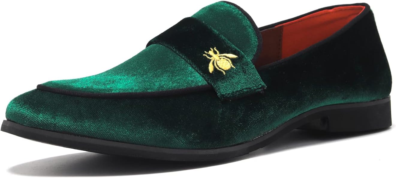 Мужские роскошные бархатные лоферы с отделкой под пенни FLQL, обувь для вечеринок и танцев, замшевые свадебные туфли, размеры 7-13, зеленый
Мужские роскошные бархатные лоферы с отделкой под пенни FLQL, обувь для вечеринок и танцев, замшевые свадебные туфли, размеры 7-13, зеленый