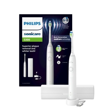 Электрическая зубная щетка Sonicare White серии 5300 Hx7108/02 Philips
Электрическая зубная щетка Sonicare White серии 5300 Hx7108/02 Philips