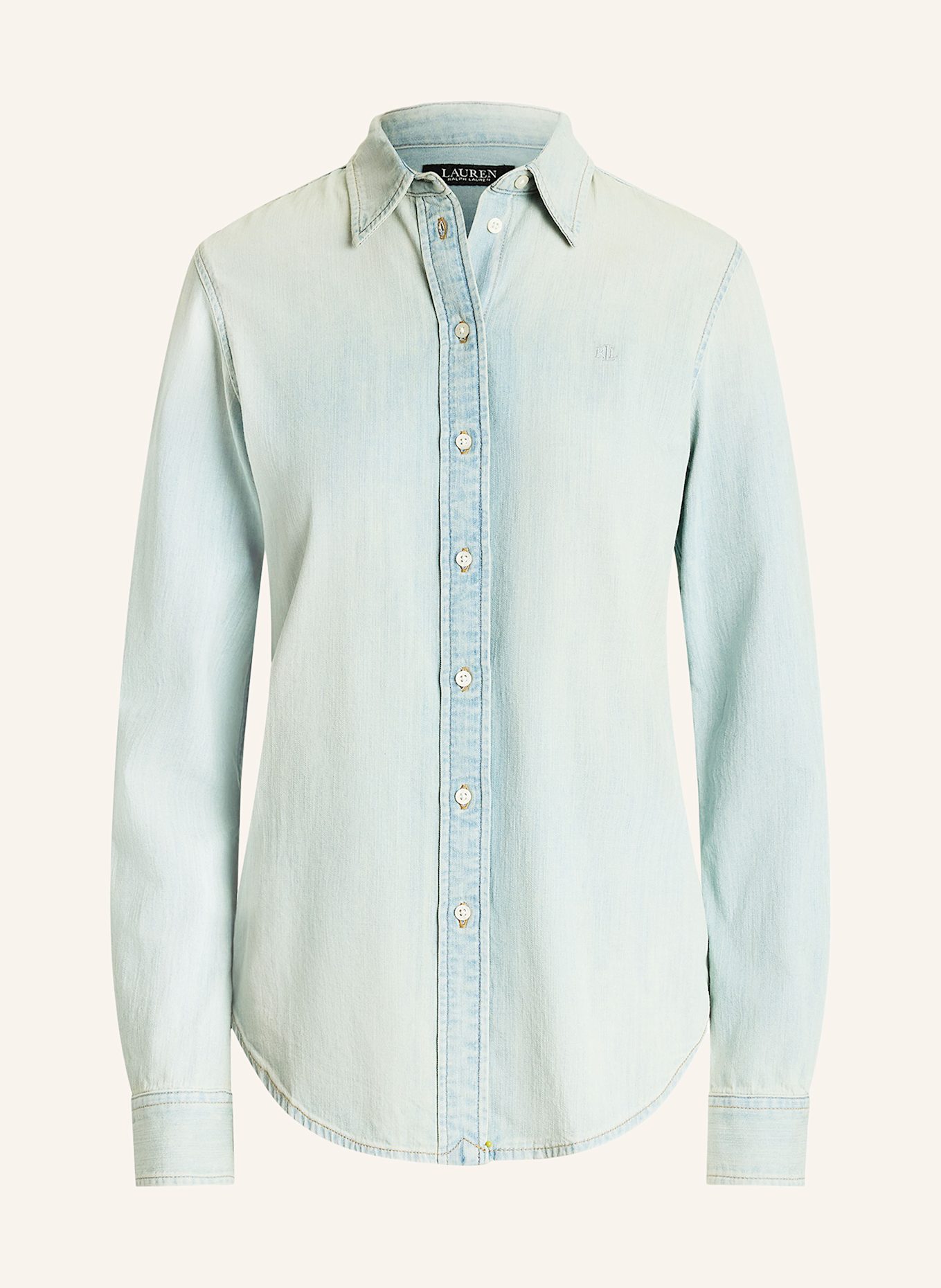 Джинсовая блузка Lauren Ralph Lauren, голубой
Джинсовая блузка Lauren Ralph Lauren, голубой