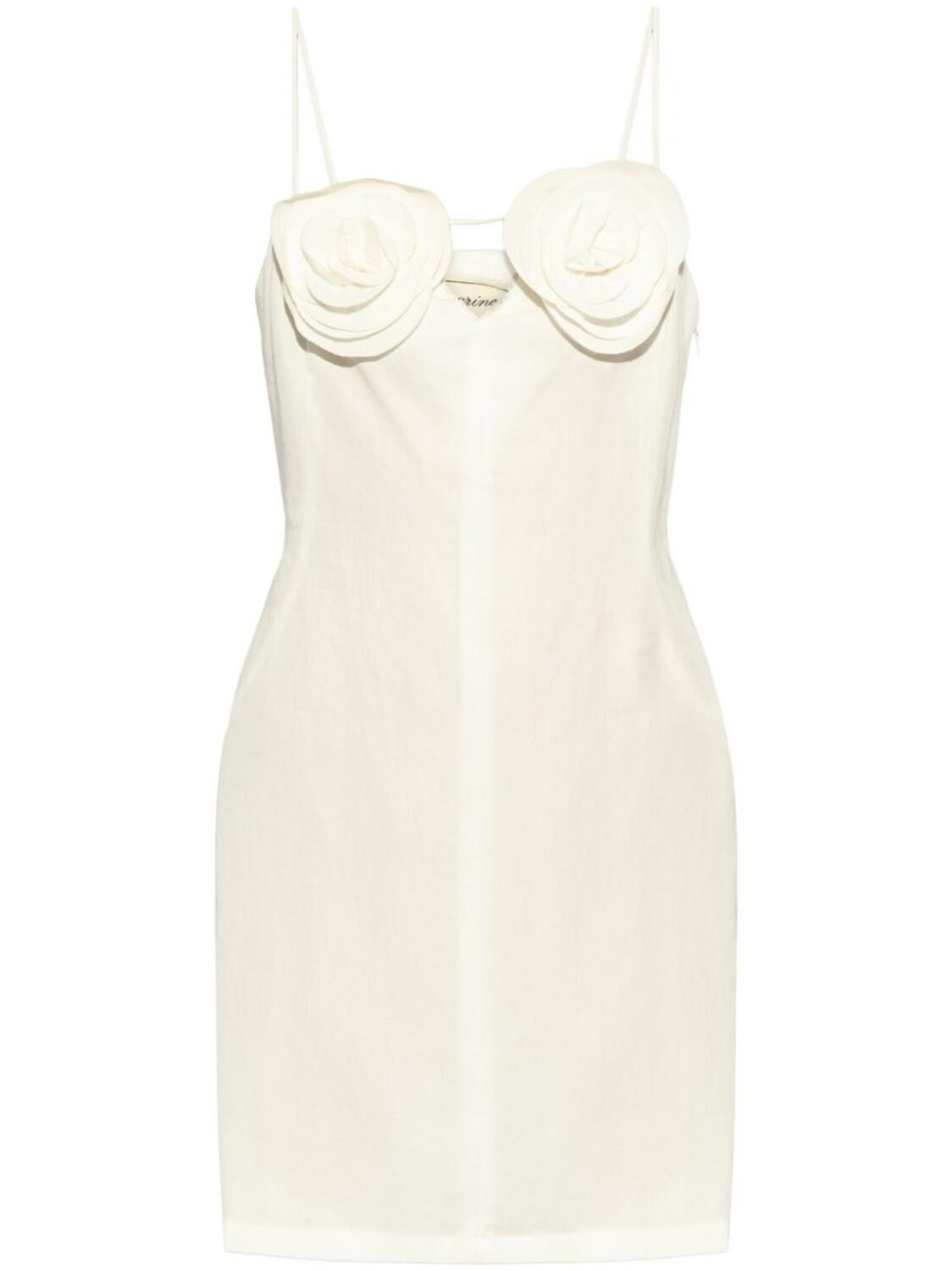 Мини-платье Blumarine с розовыми деталями, нейтральный
Мини-платье Blumarine с розовыми деталями, нейтральный