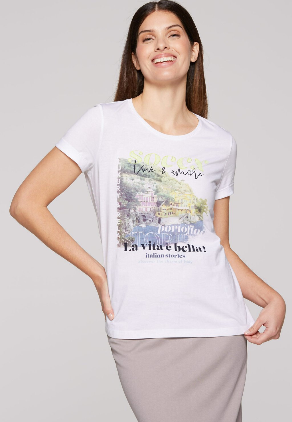 Футболка с принтом Soccx, белый
Футболка с принтом Soccx, белый