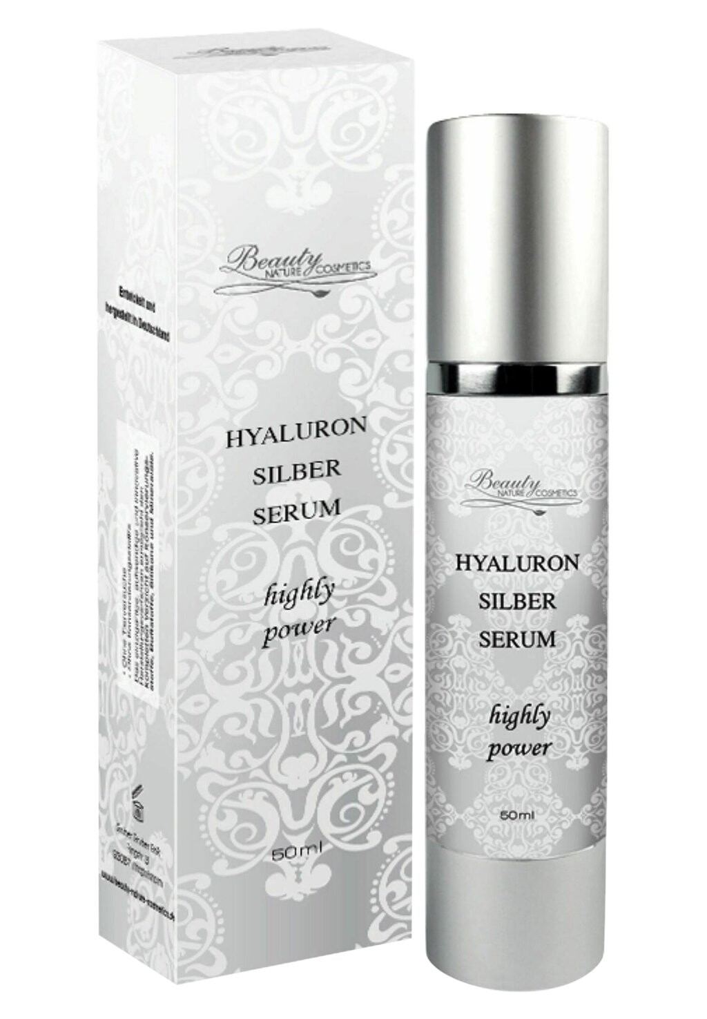 Сыворотка BEAUTY NATURE COSMETICS HYALURON SILBER SERUM
Сыворотка BEAUTY NATURE COSMETICS HYALURON SILBER SERUM