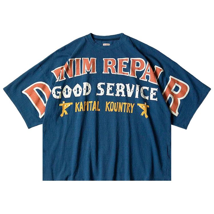 Футболка Kapital Jersey Huge T-Shirt (Denim Repair), Navy
Футболка Kapital Jersey Huge T-Shirt (Denim Repair), Navy