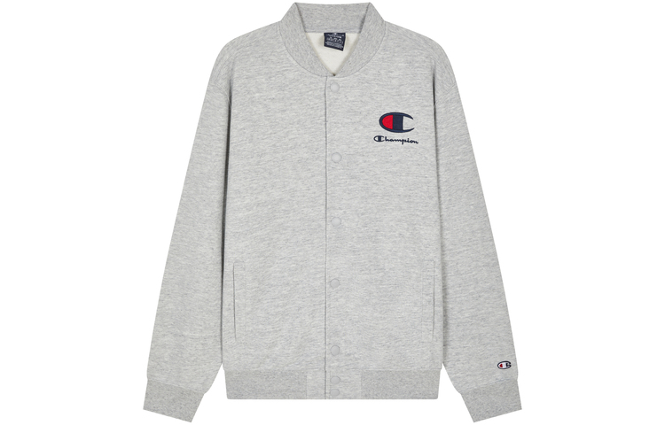 Кардиган-свитшот с круглым вырезом, американская версия, унисекс Champion, серый
Кардиган-свитшот с круглым вырезом, американская версия, унисекс Champion, серый